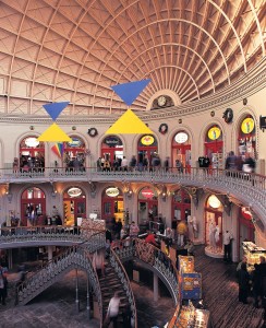 Leeds Corn exchange shopping